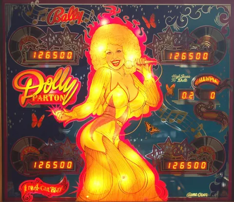 Dolly Parton, Backglas