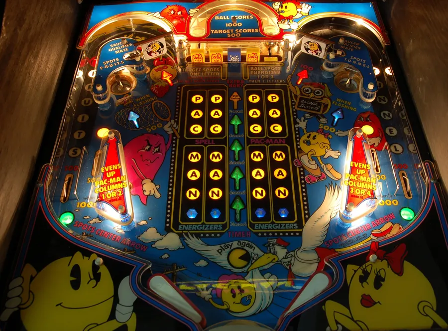 Baby Pac Man, Spielfeld