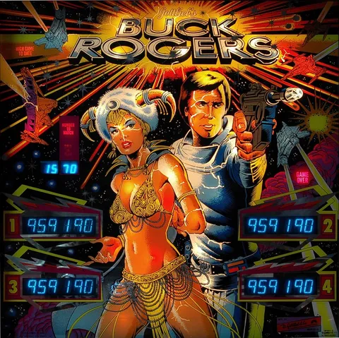 Buck Rogers, Backglas