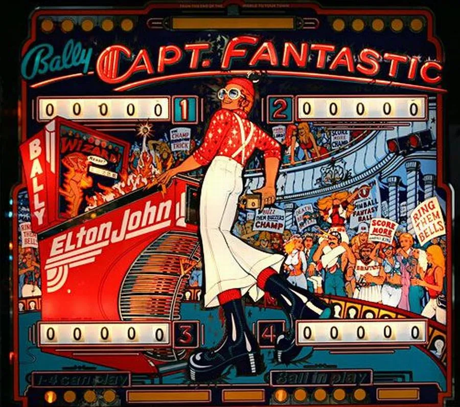 Captain Fantastic, Backglas