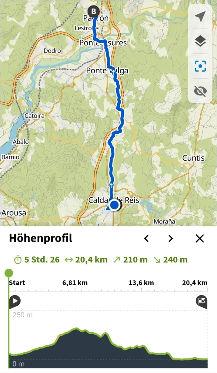 Camino Portugues Central Tag 12