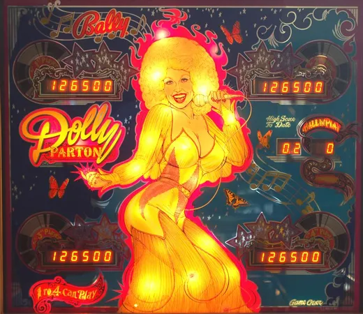 Dolly Parton, Backglas