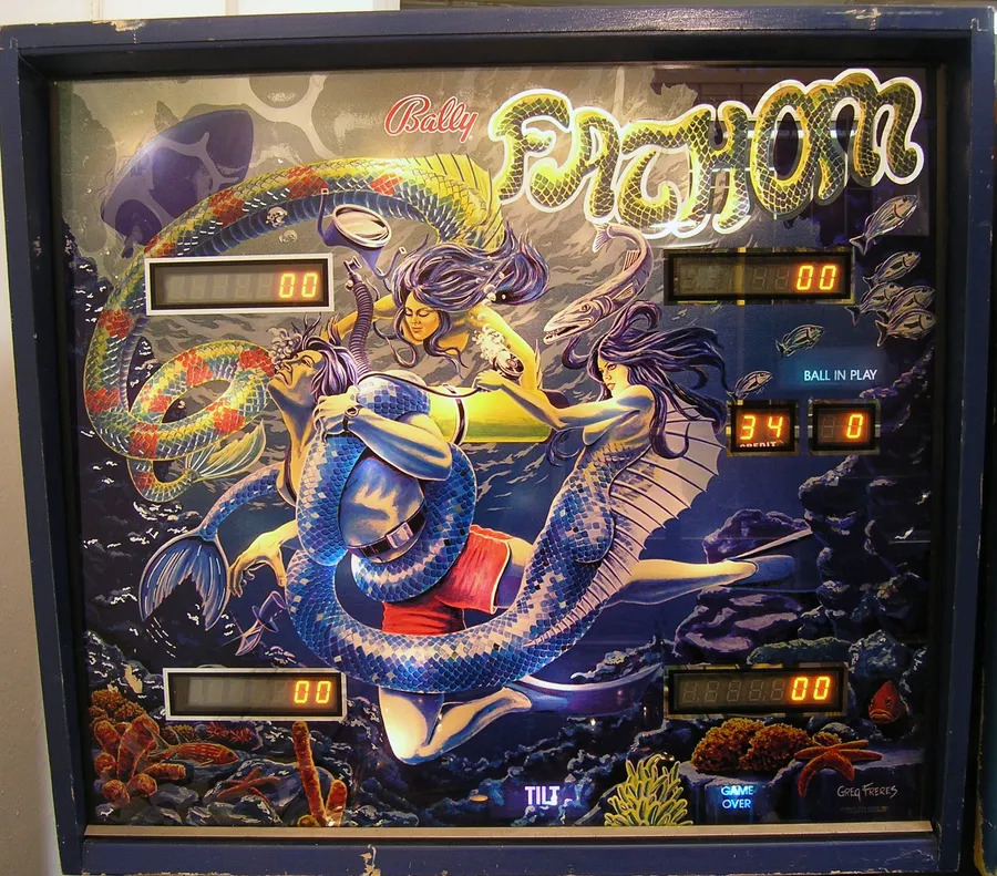 Fathom, Backglas