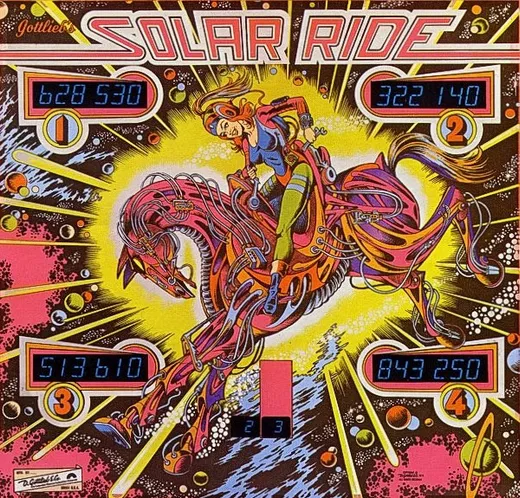 Solar Ride, Backglas