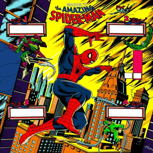 The Amazing Spider-Man, Backglas