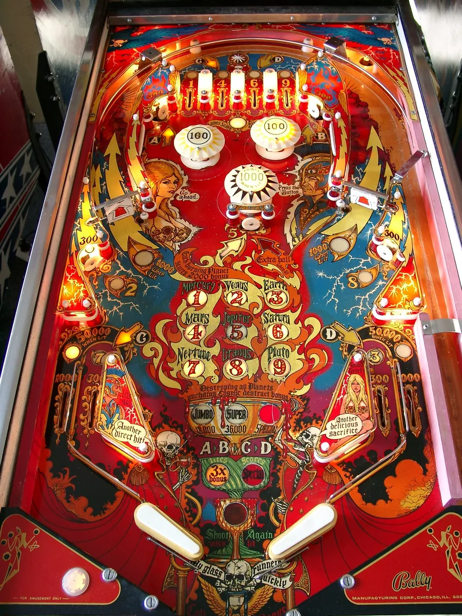 Voltan Escapes Cosmic Doom, Spielfeld